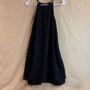 Little Black Halter Mini Dress